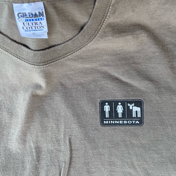 Vintage Funny Minnesota Nature Calls Graphic Shirt Size XL - Picture 3 of 5